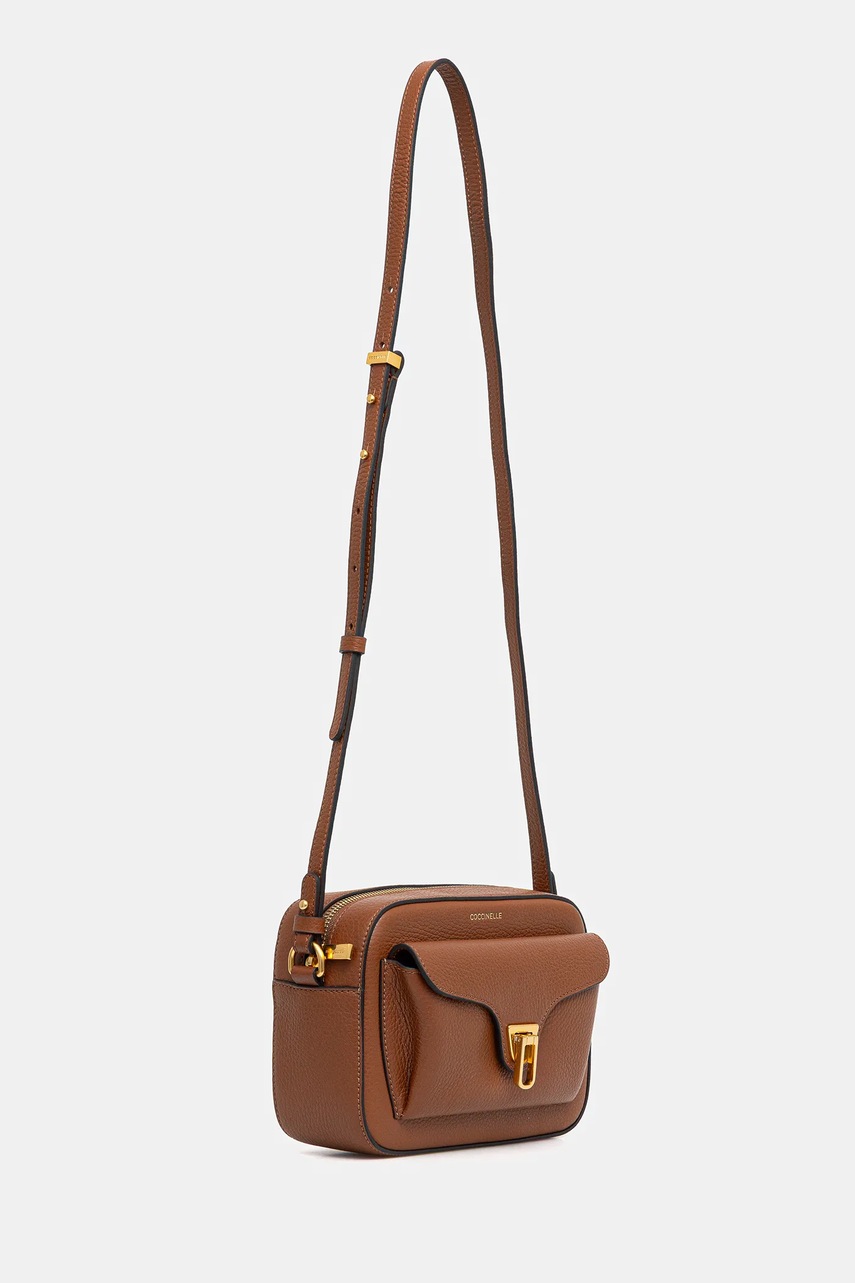 Кожаная сумочка Coccinelle цвет бежевый E1 MF6 15 02 01