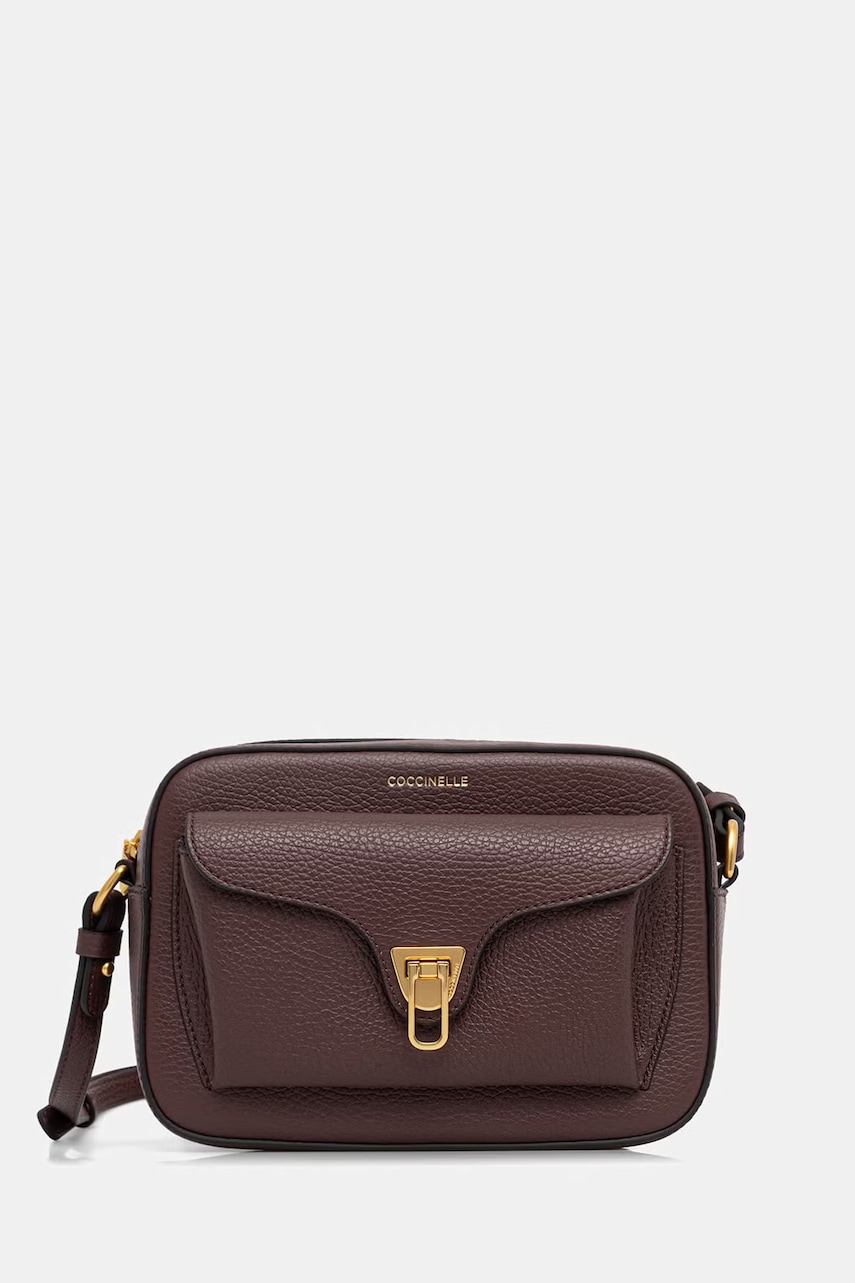 Coccinelle geantă crossbody pentru femei din piele
