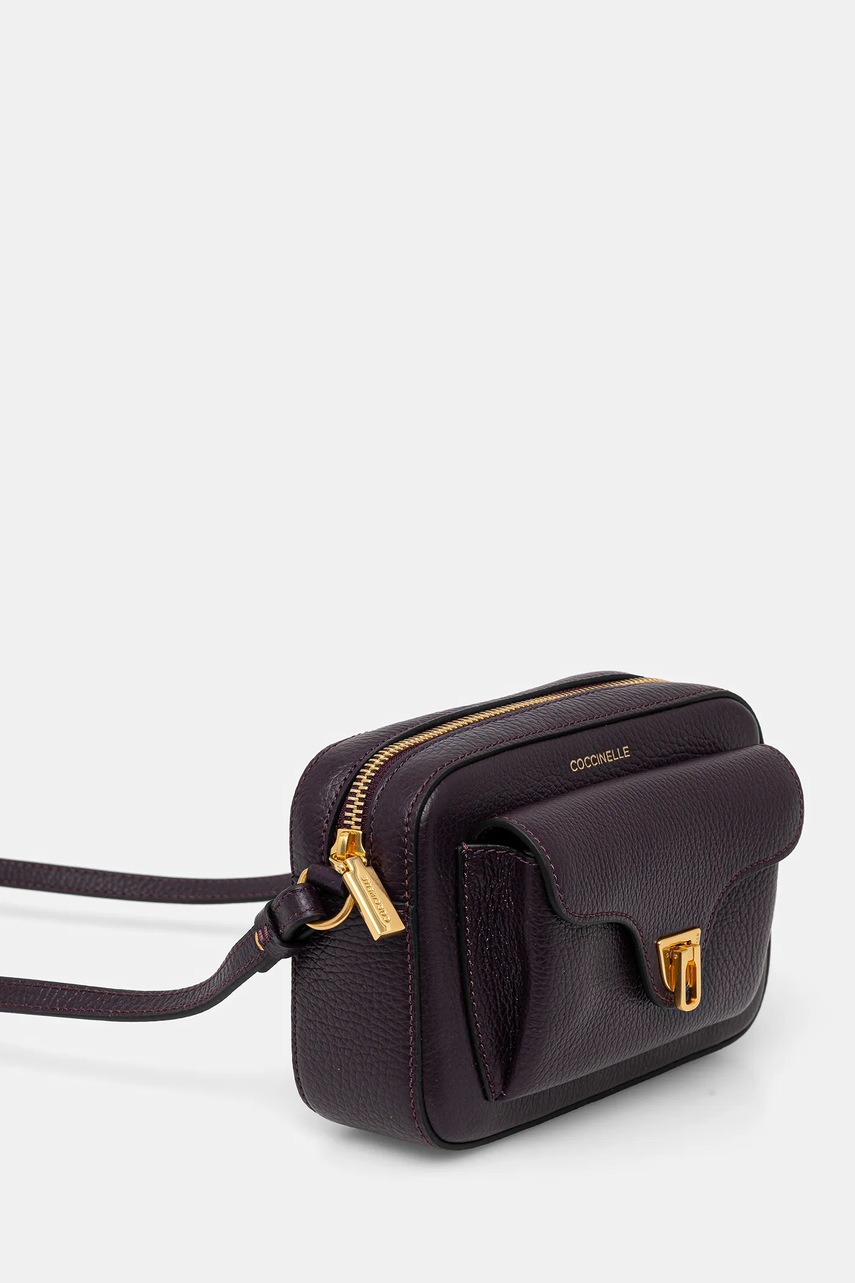 Кожаная сумочка Coccinelle цвет бордовый E1 MF6 55 04 01