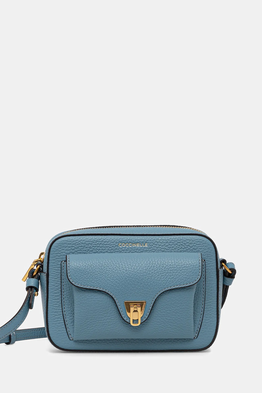 Coccinelle poșetă de piele culoarea bordo, E1 MF6 55 04 01