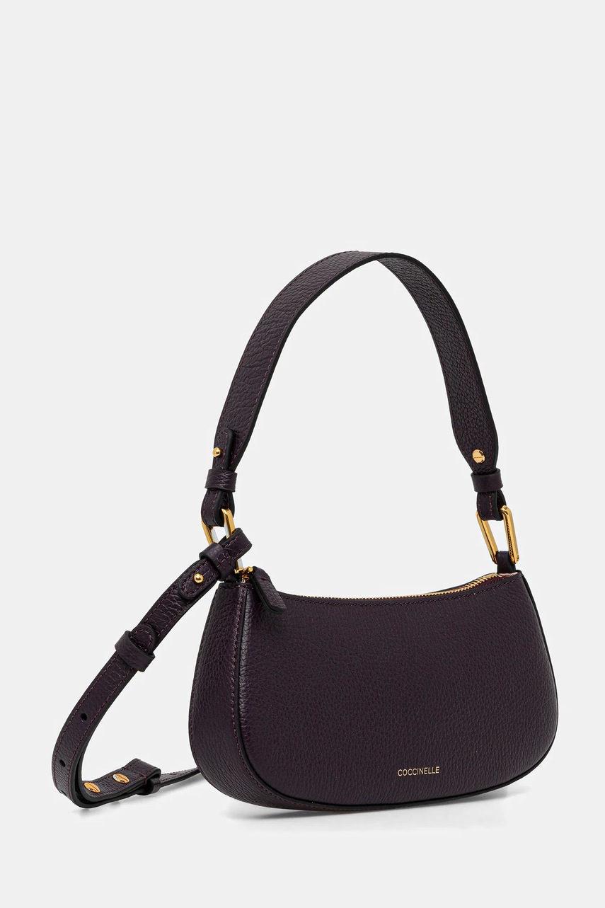 Кожаная сумочка Coccinelle цвет чёрный E5 MRF 52 01 01
