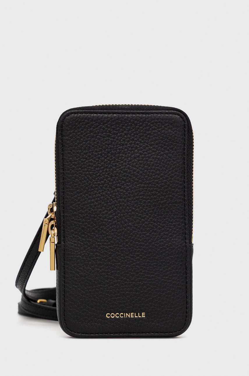 Coccinelle carcasa de telefon culoarea negru Coccinelle carcasa de telefon culoarea negru