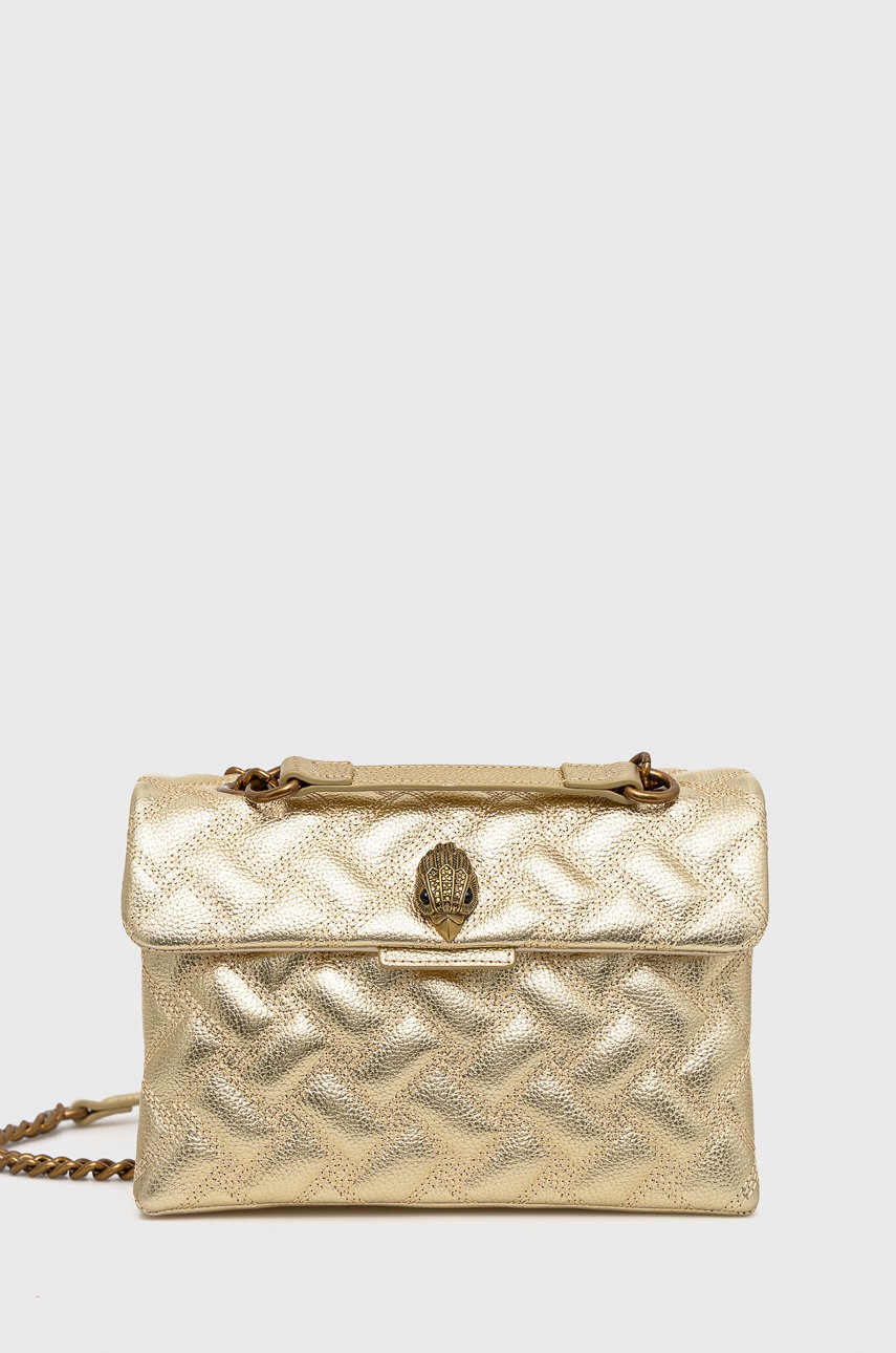 

Кожена чанта Kurt Geiger London в златисто, Злато