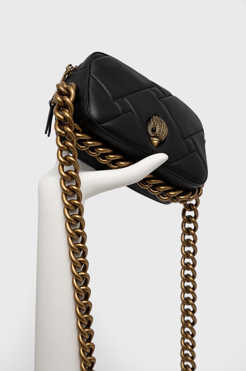 

Шкіряна сумочка Kurt Geiger London колір чорний