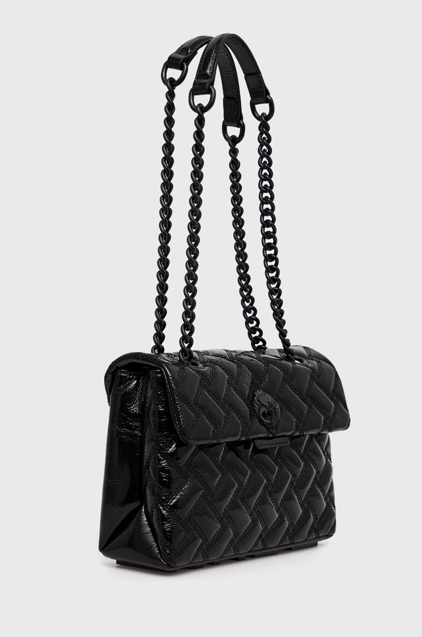 

Шкіряна сумочка Kurt Geiger London колір чорний