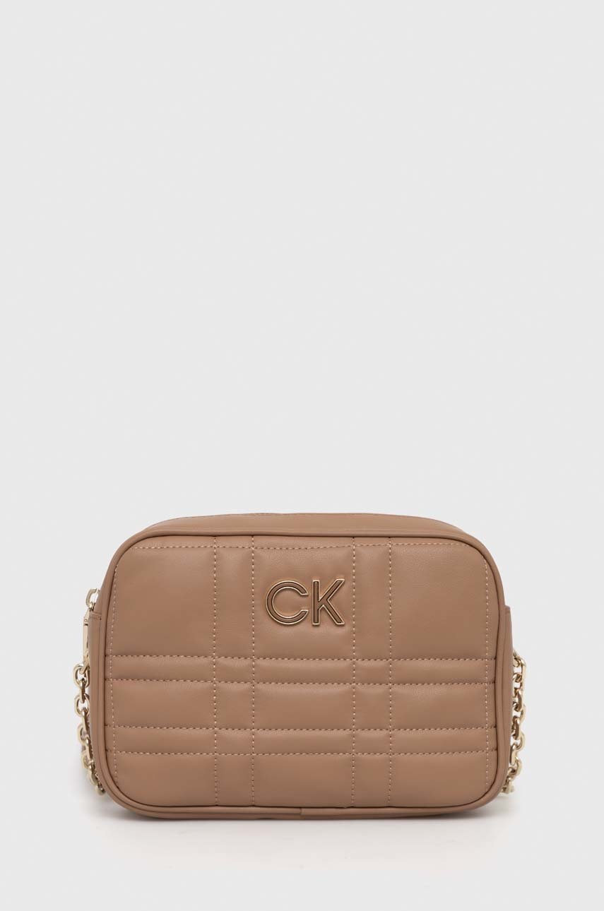 

Чанта Calvin Klein в бежово, Бежов