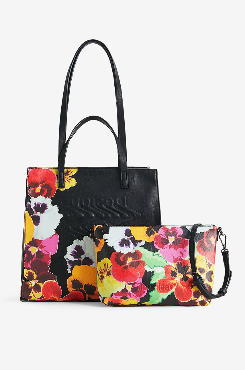 

Чанта Desigual в черно, Черен