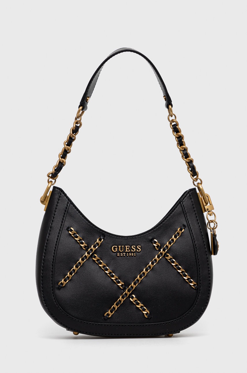 

Чанта Guess в черно, Черен