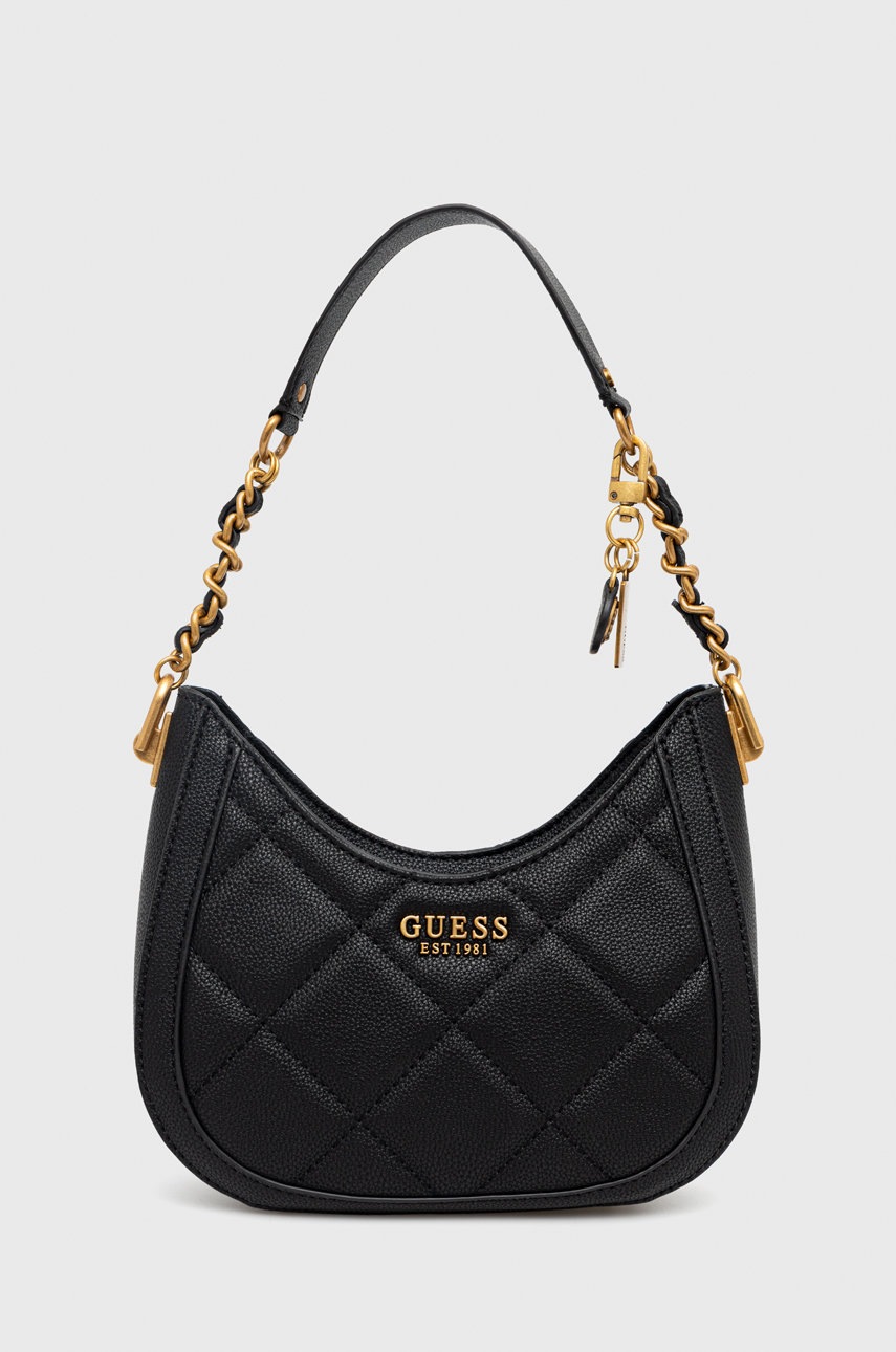 

Чанта Guess в черно, Черен