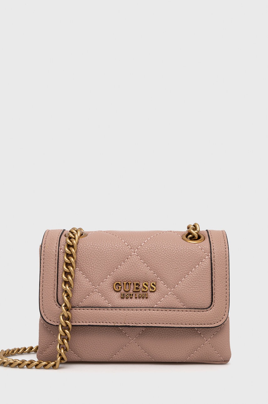 

Чанта Guess в розово, Розов