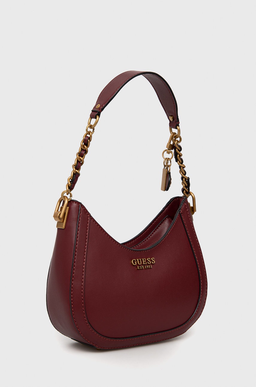

Сумочка Guess колір бордовий