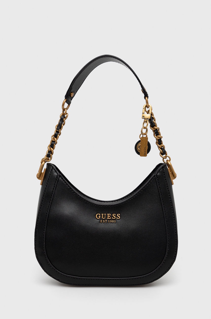 

Чанта Guess в черно, Черен