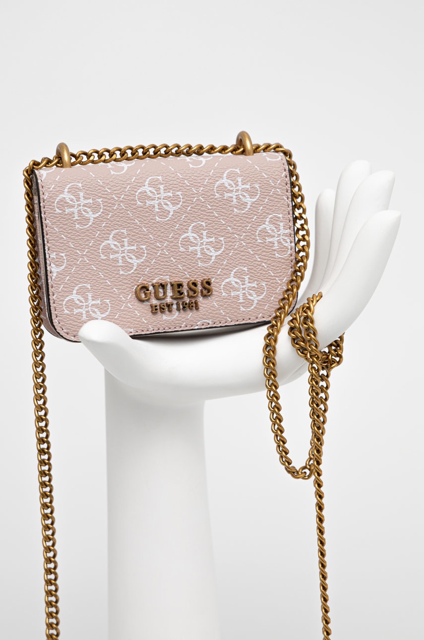 

Чанта Guess в розово, Розов