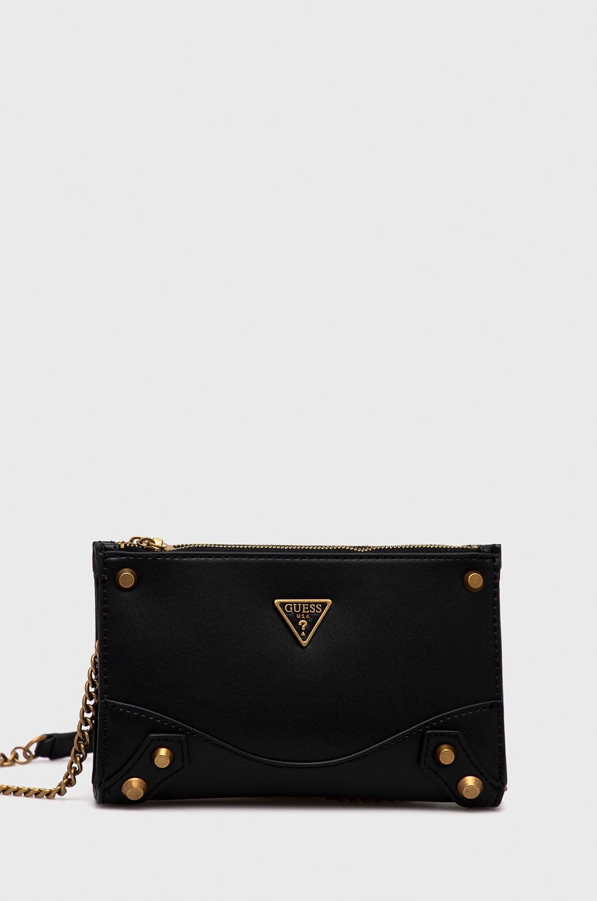 

Чанта Guess в черно, Черен