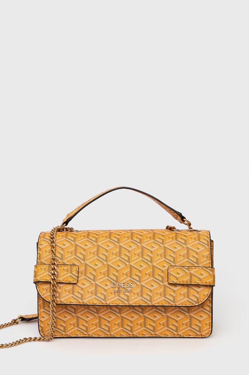 

Чанта Guess в жълто, Оранжев