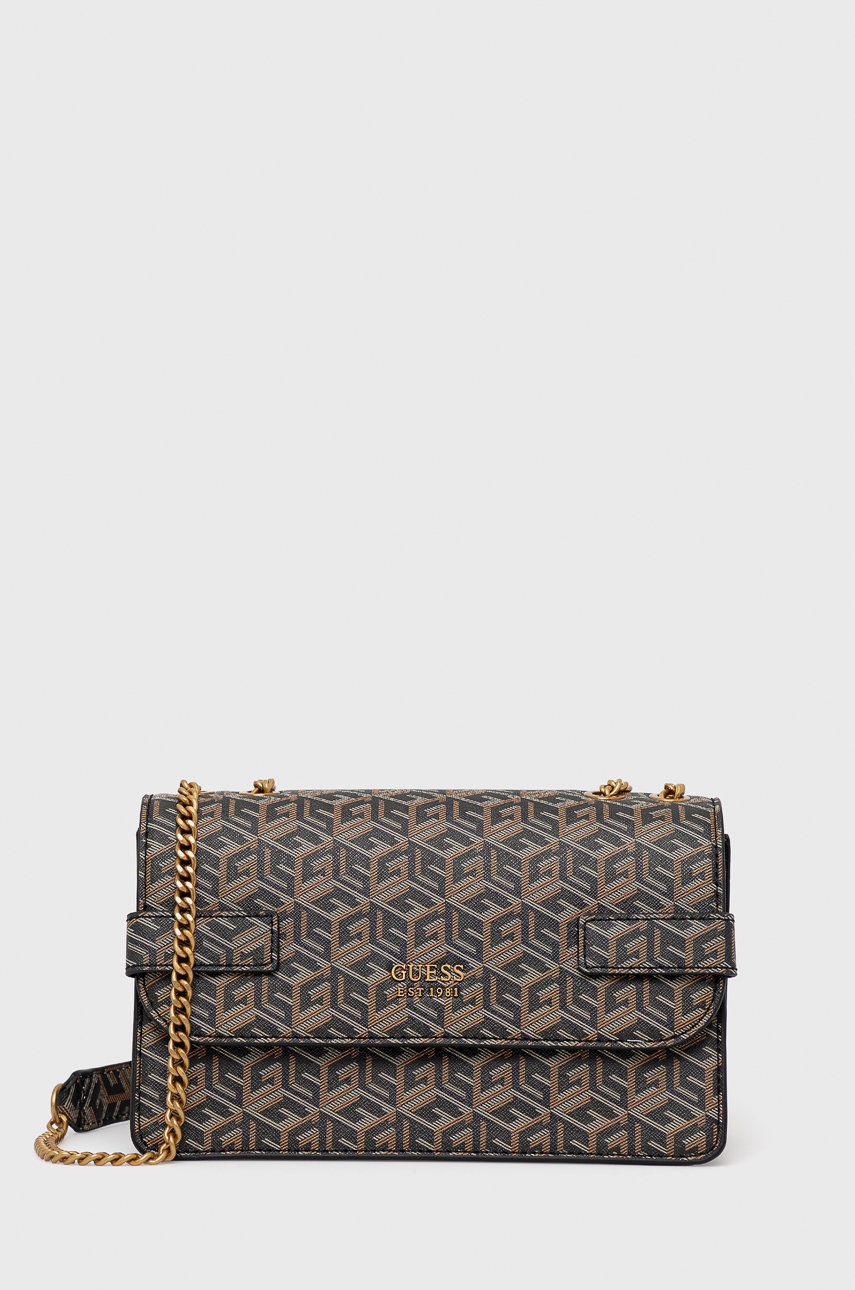 

Чанта Guess в черно, Черен