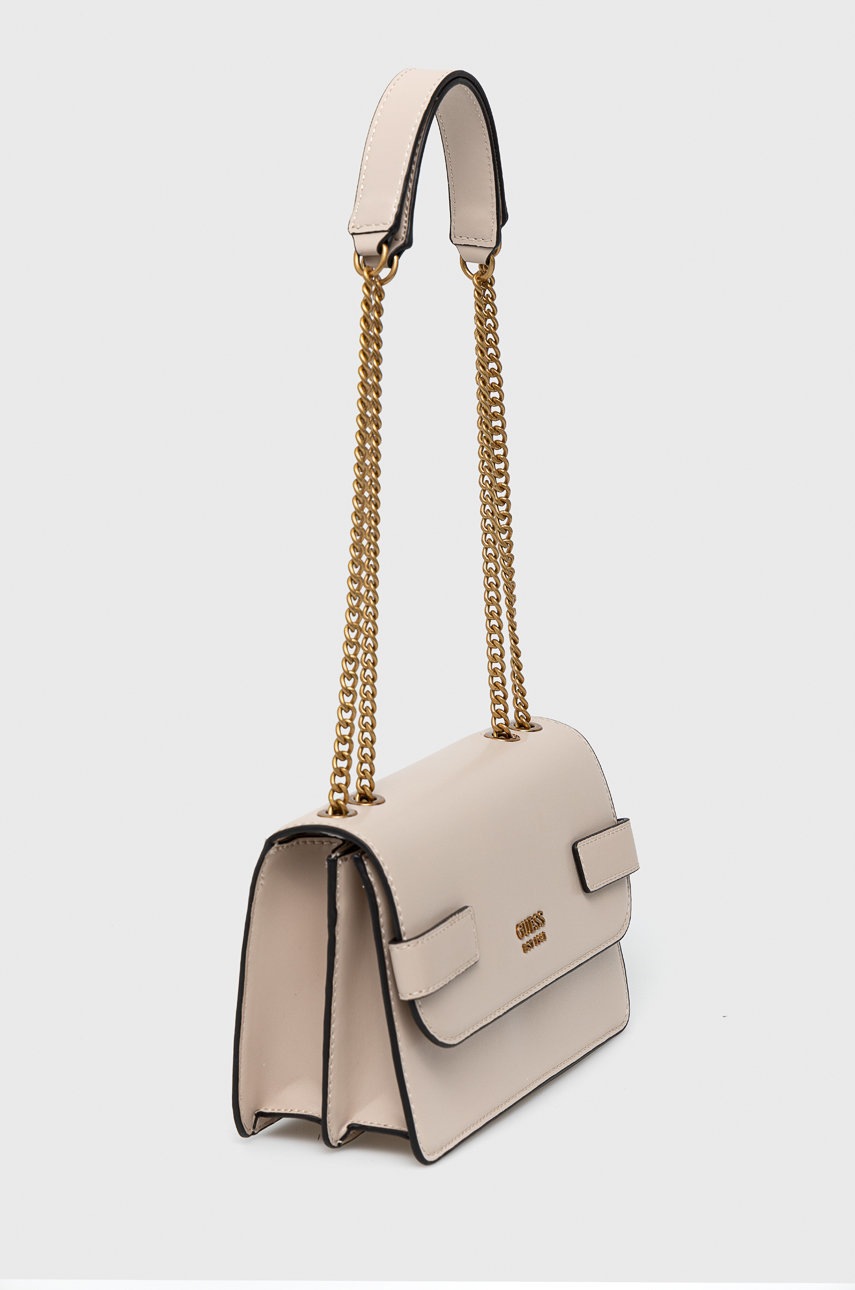 

Сумочка Guess колір бежевий