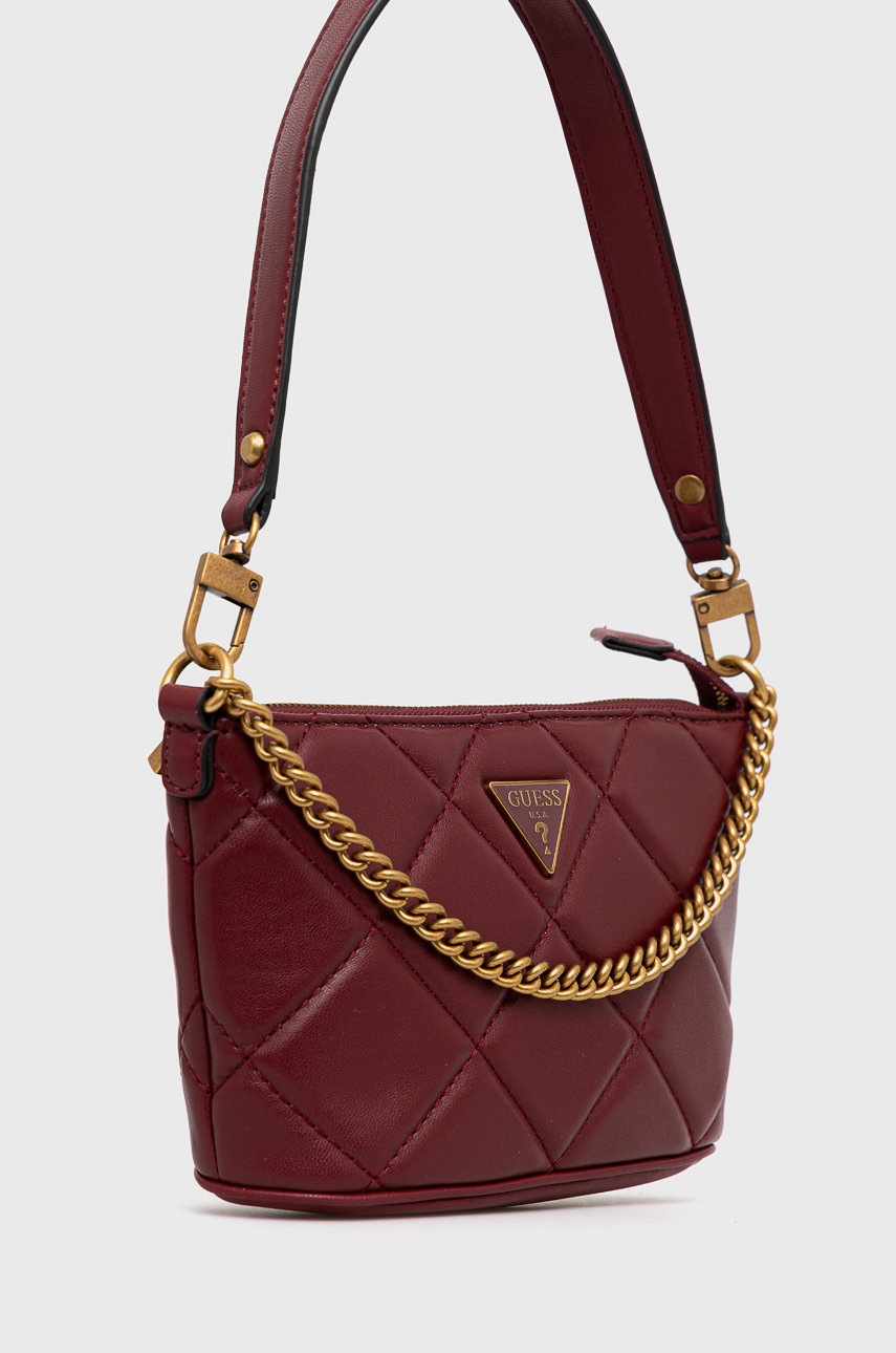 

Сумочка Guess колір бордовий