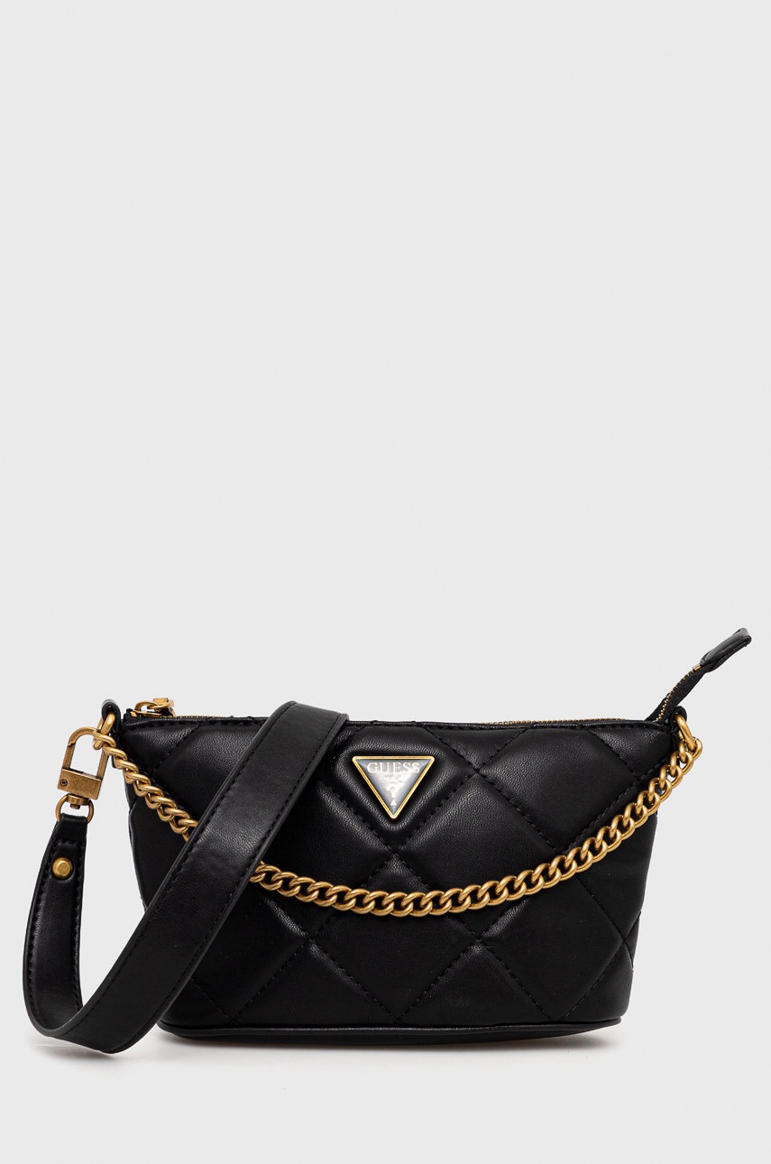 

Чанта Guess в черно, Черен