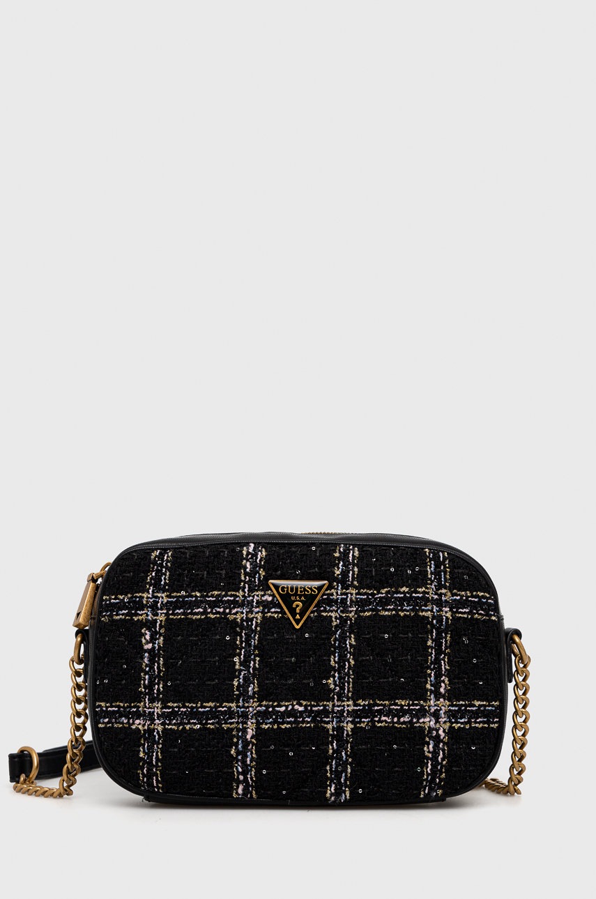 

Чанта Guess в черно, Черен