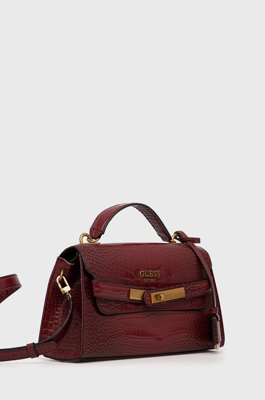 

Сумочка Guess колір бордовий
