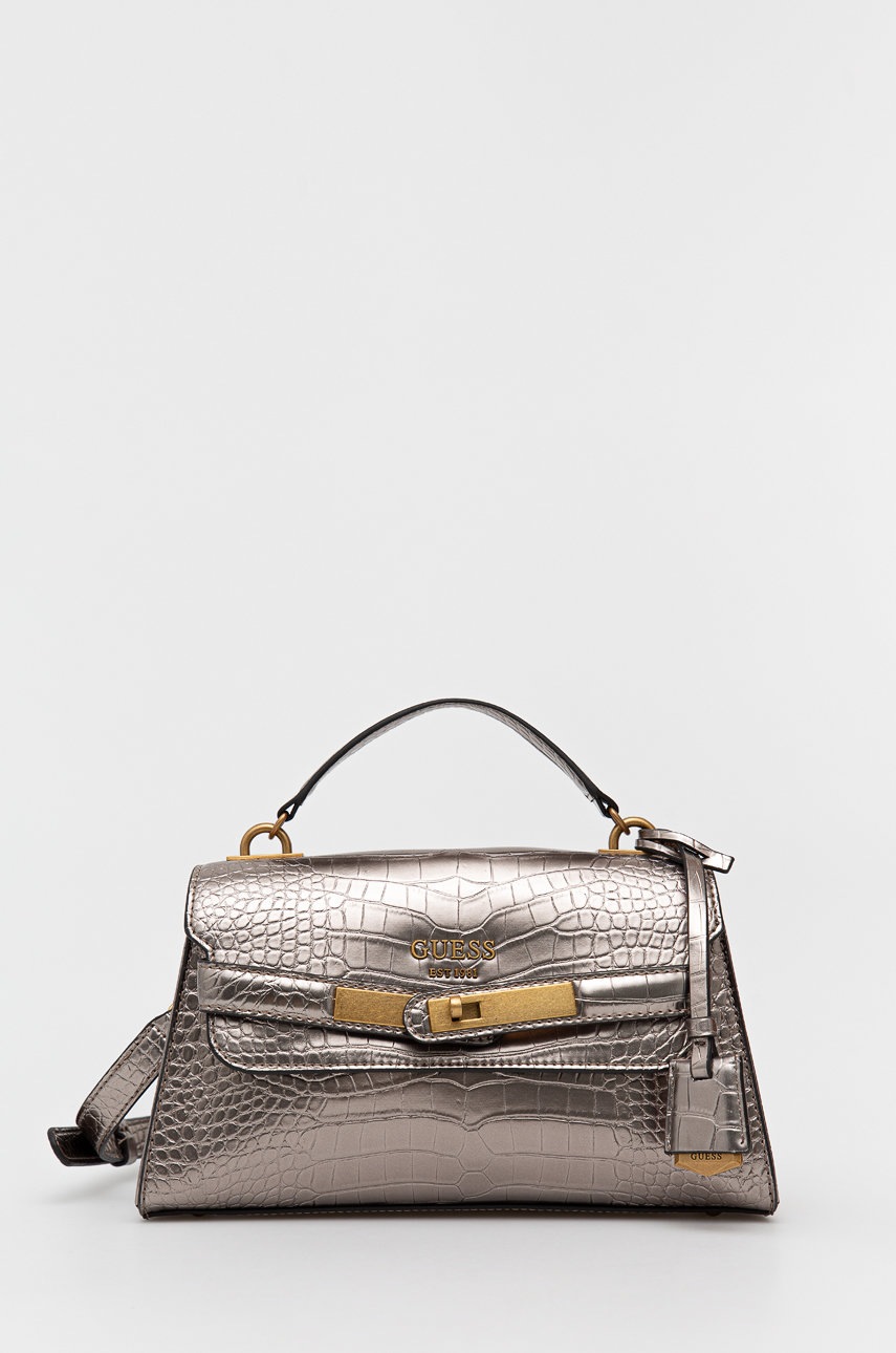 

Чанта Guess в сребристо, Сребърен