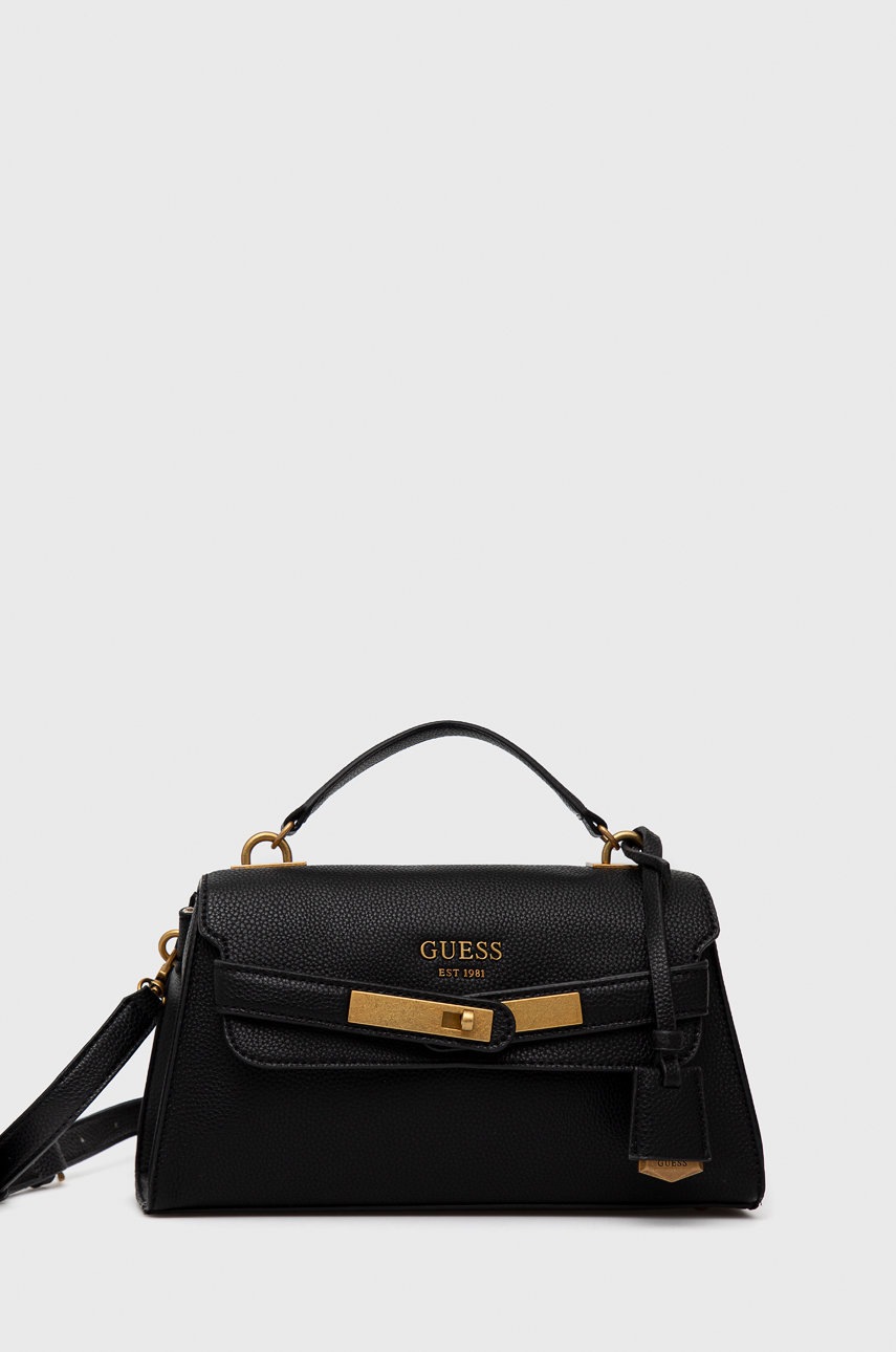 

Чанта Guess в черно, Черен