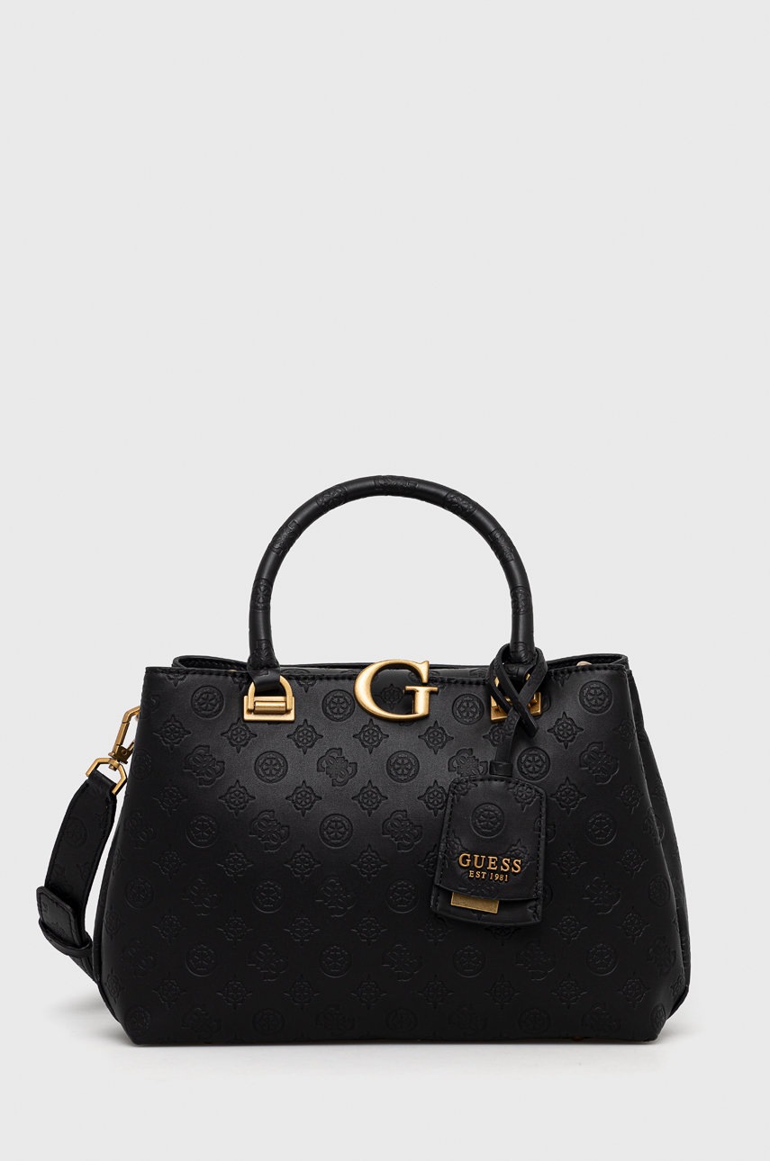 

Чанта Guess в черно, Черен