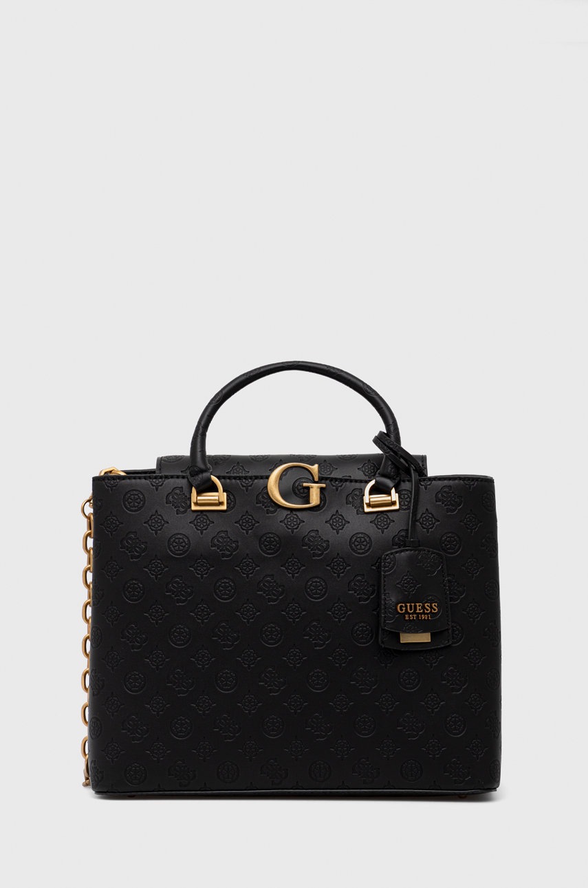 

Чанта Guess в черно, Черен