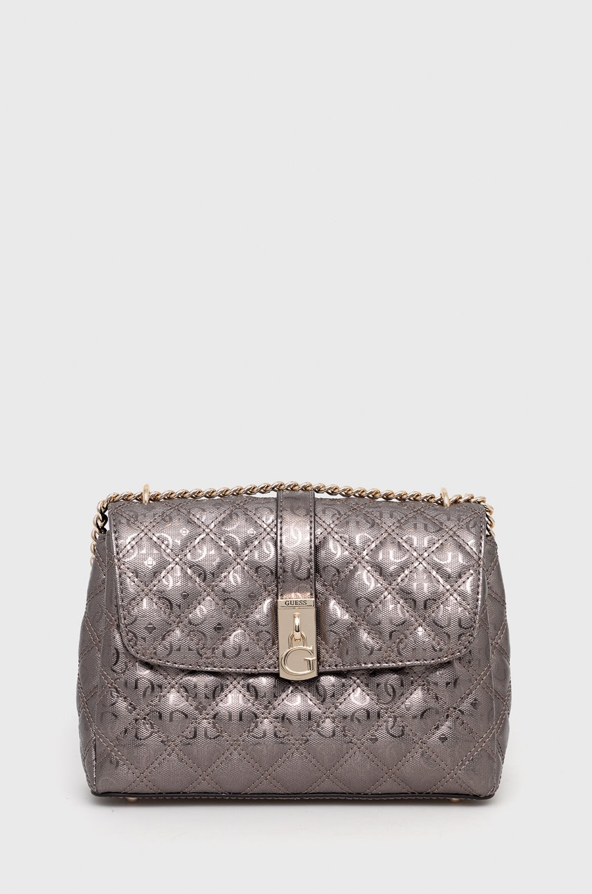 

Чанта Guess в сребристо, Сребърен