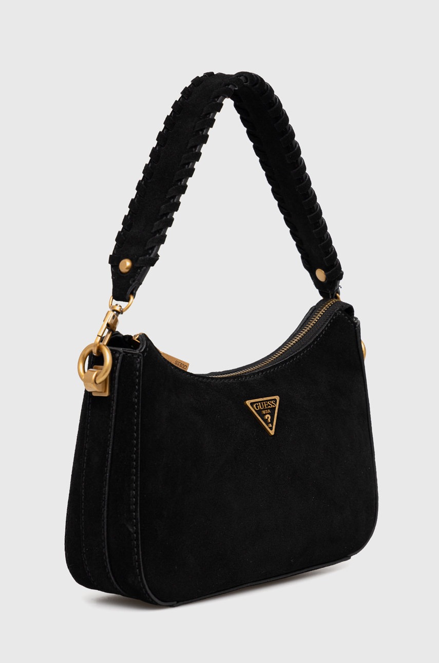 

Кожаная сумочка Guess цвет чёрный
