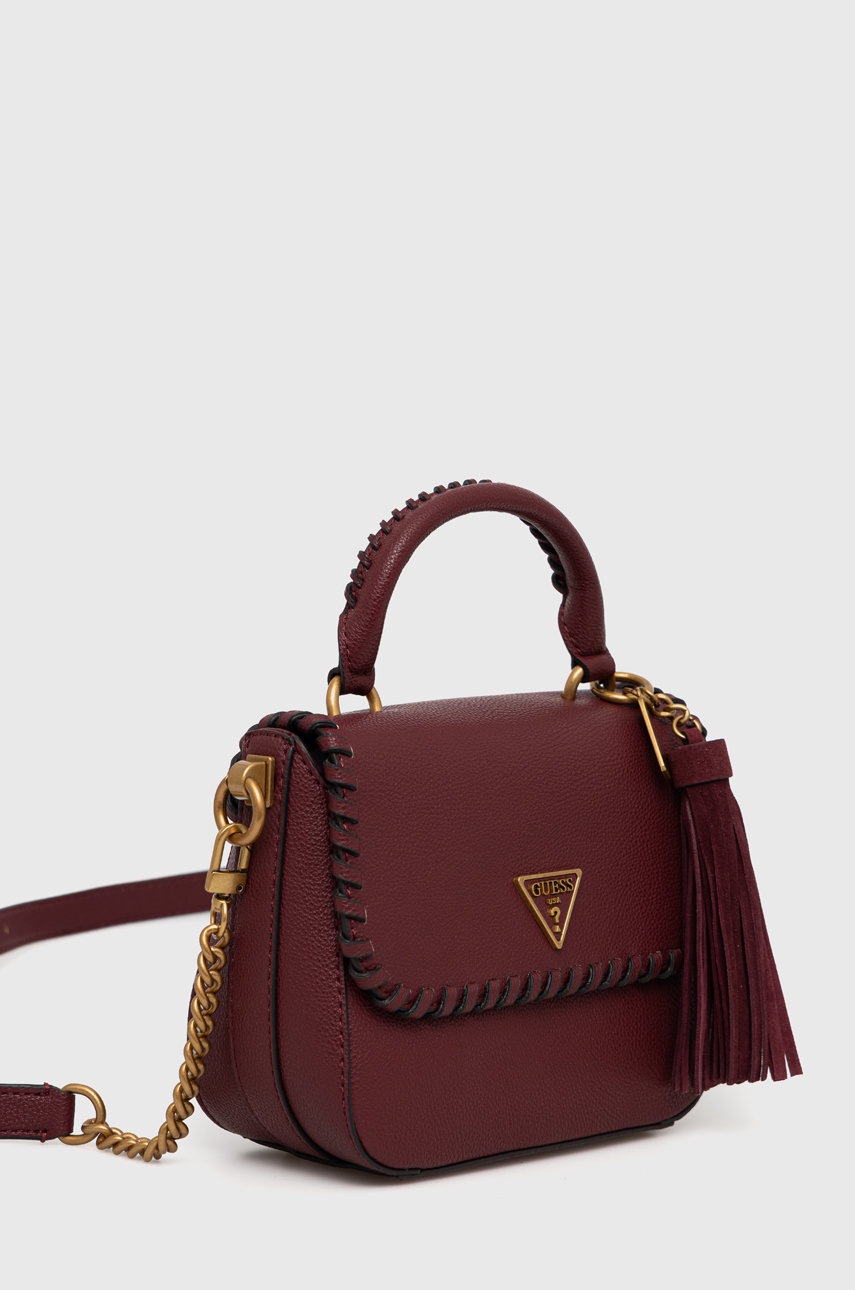 

Сумочка Guess колір бордовий