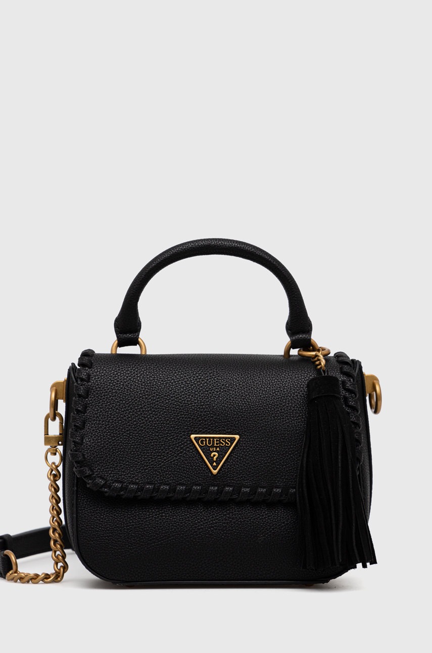

Чанта Guess в черно, Черен