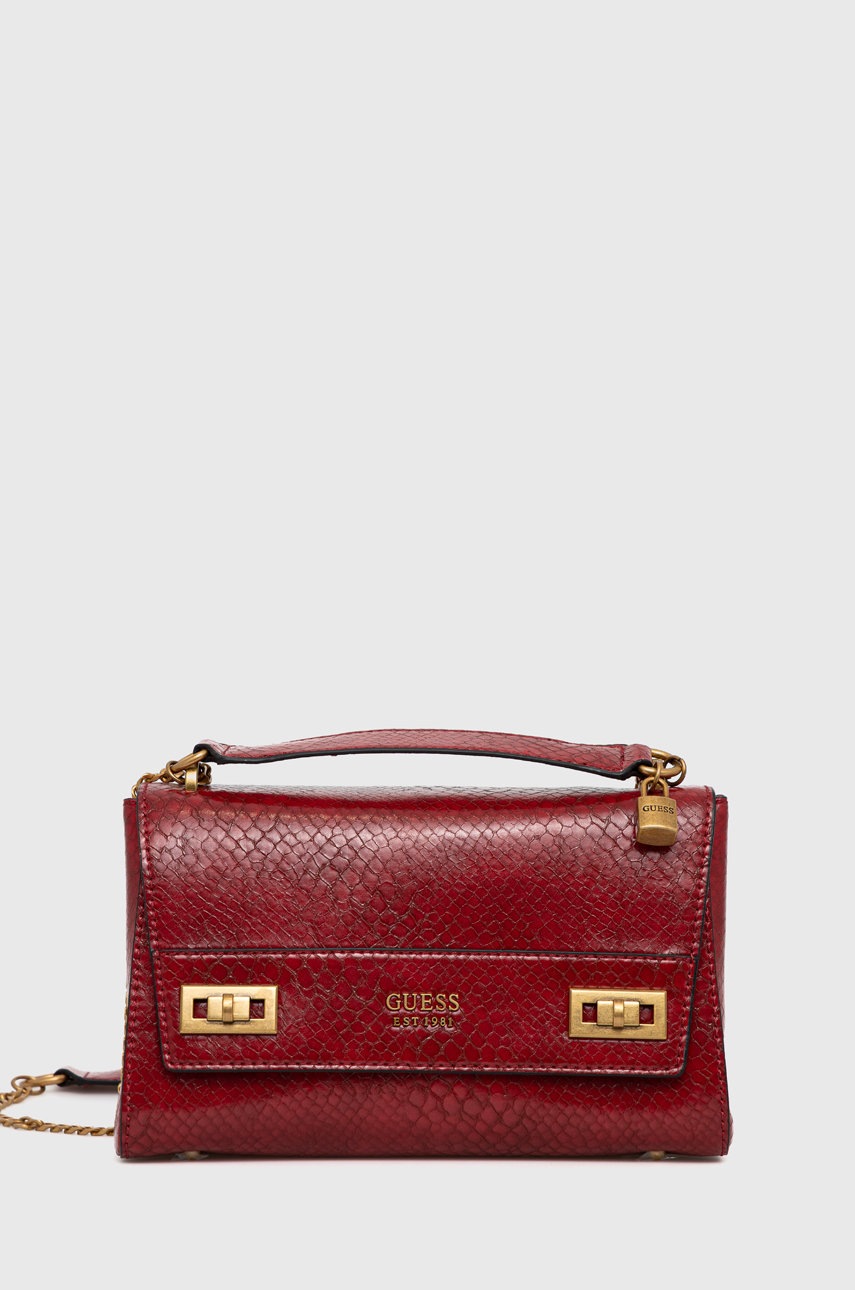 

Чанта Guess в червено, Червен