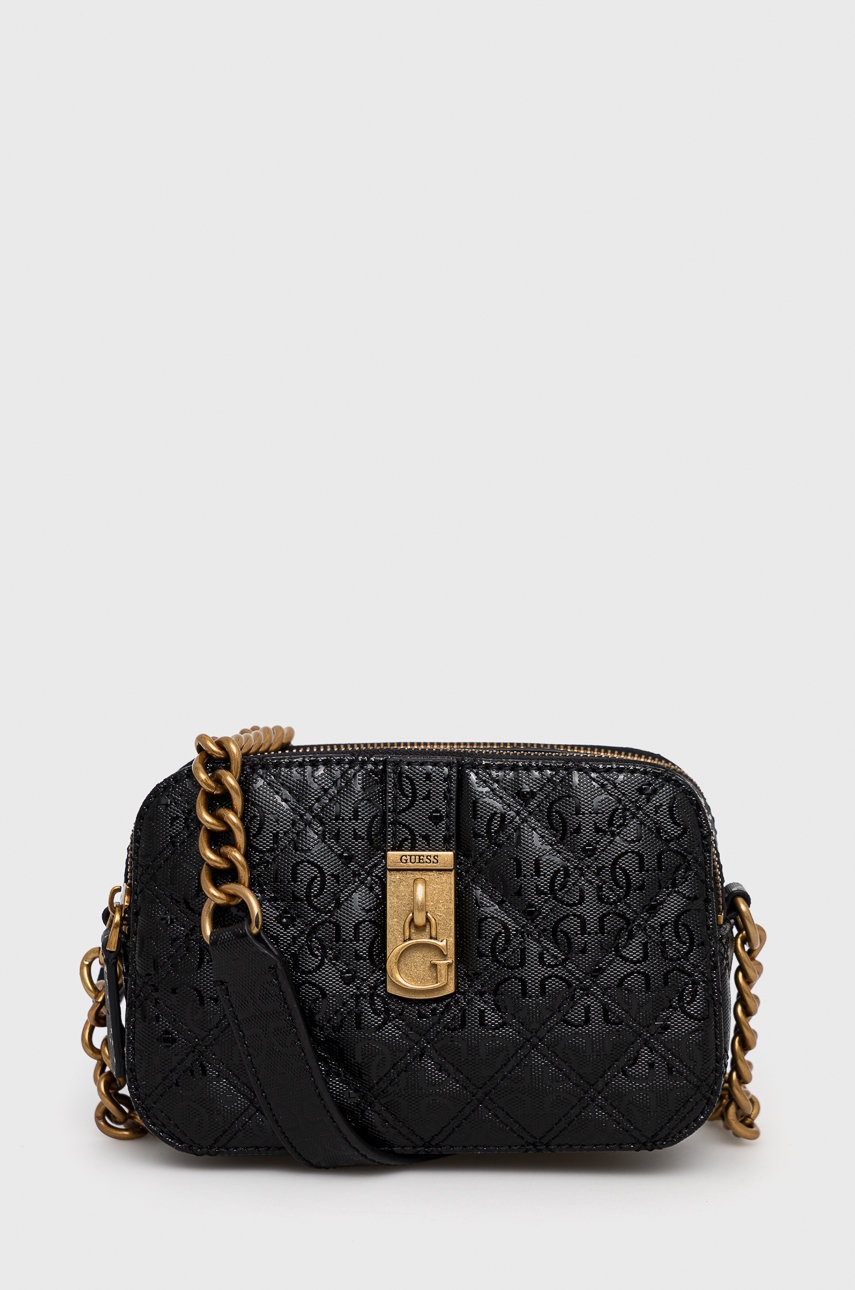

Чанта Guess в черно, Черен
