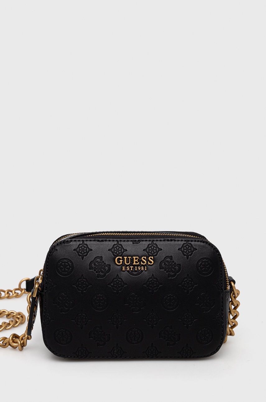 

Чанта Guess в черно, Черен