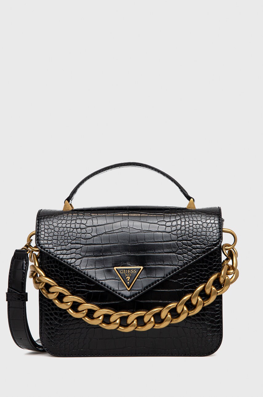 

Чанта Guess в черно, Черен