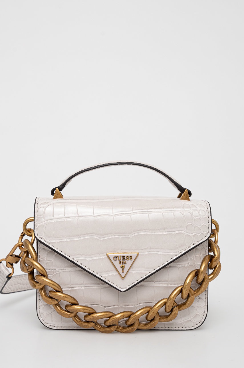 

Чанта Guess в бяло, Сив