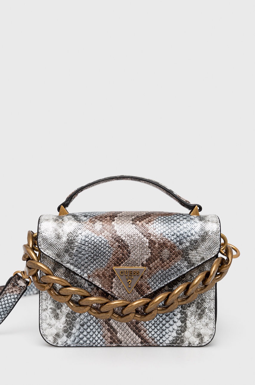 

Чанта Guess в сребристо, Сребърен
