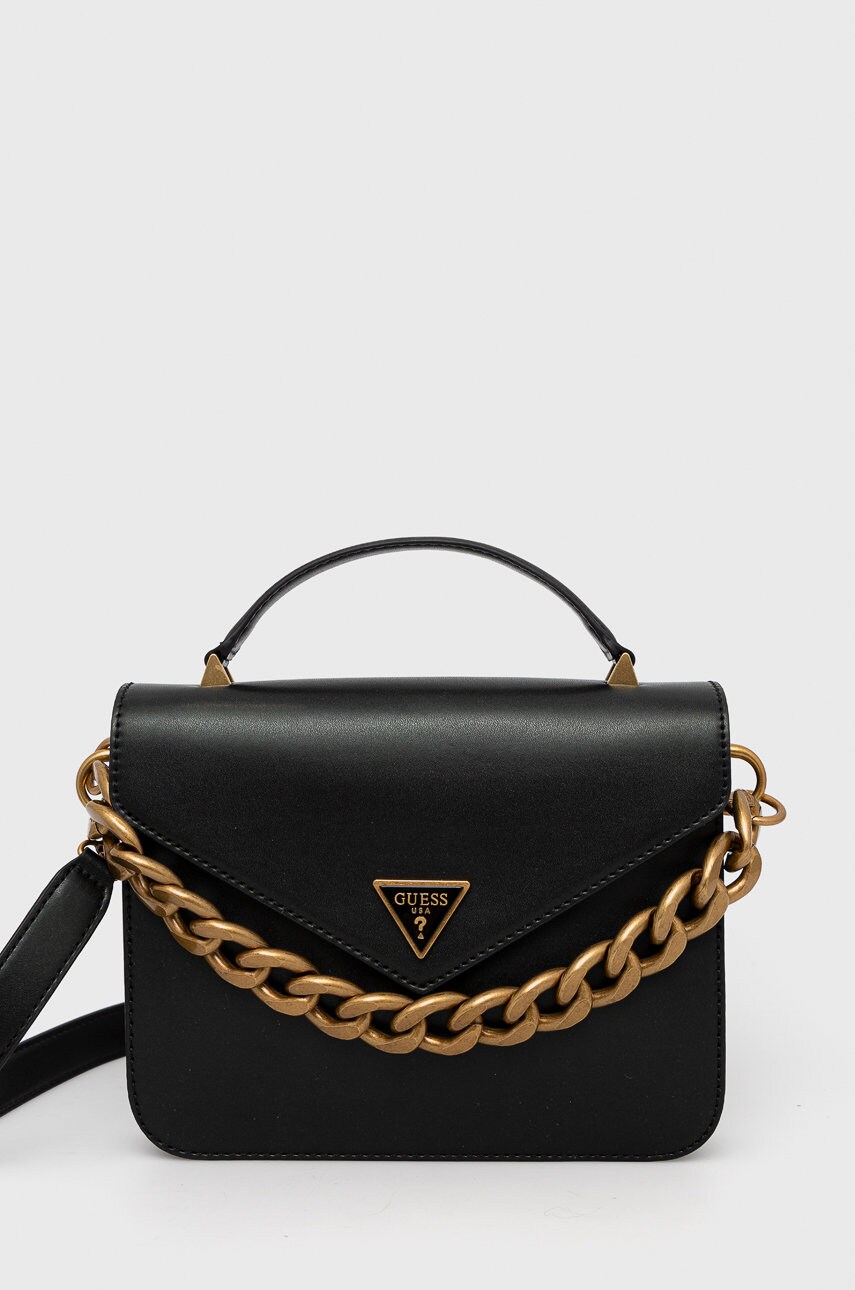 

Чанта Guess в черно, Черен