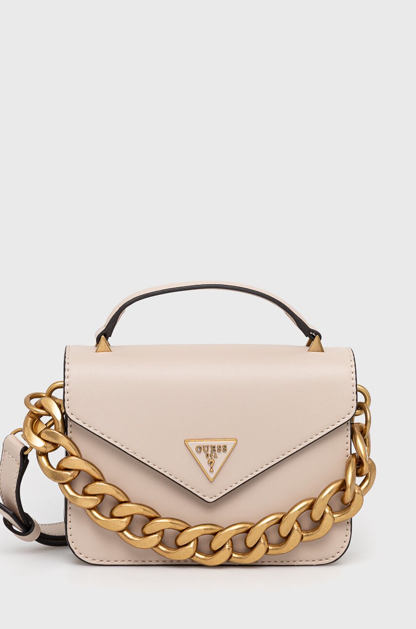 

Чанта Guess в бежово, Бежов