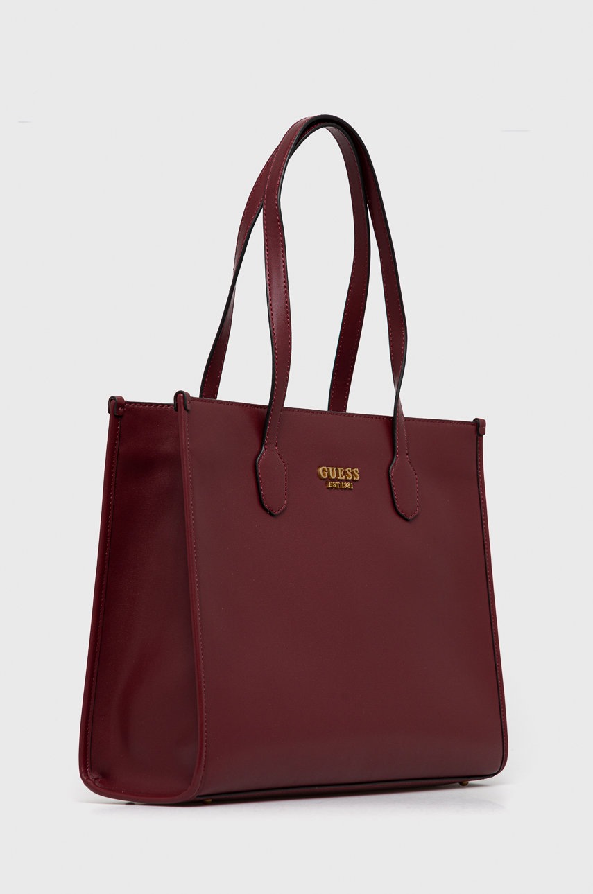 

Сумочка Guess колір бордовий