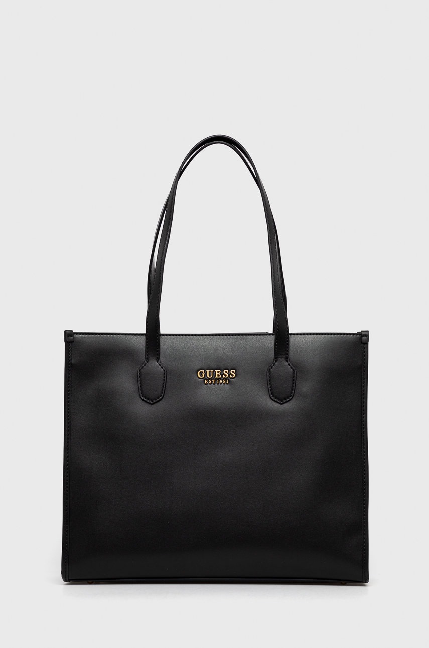 

Чанта Guess в черно, Черен