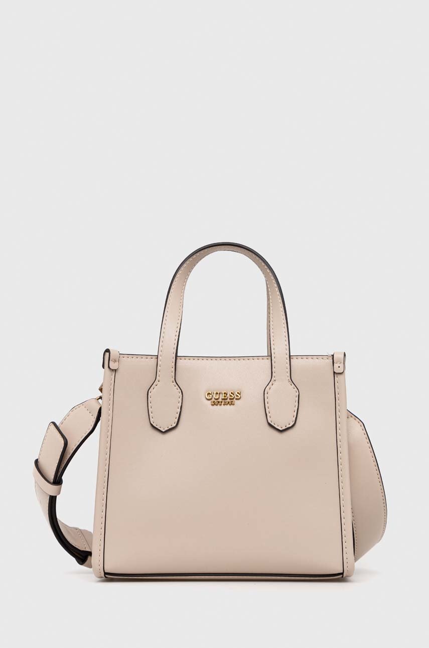 

Чанта Guess в бежово, Бежов