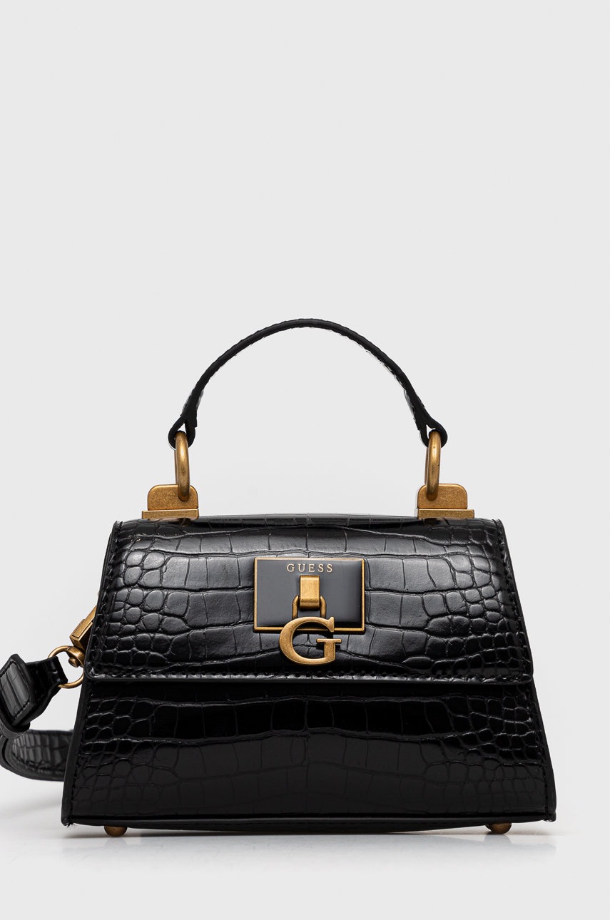 

Чанта Guess в черно, Черен