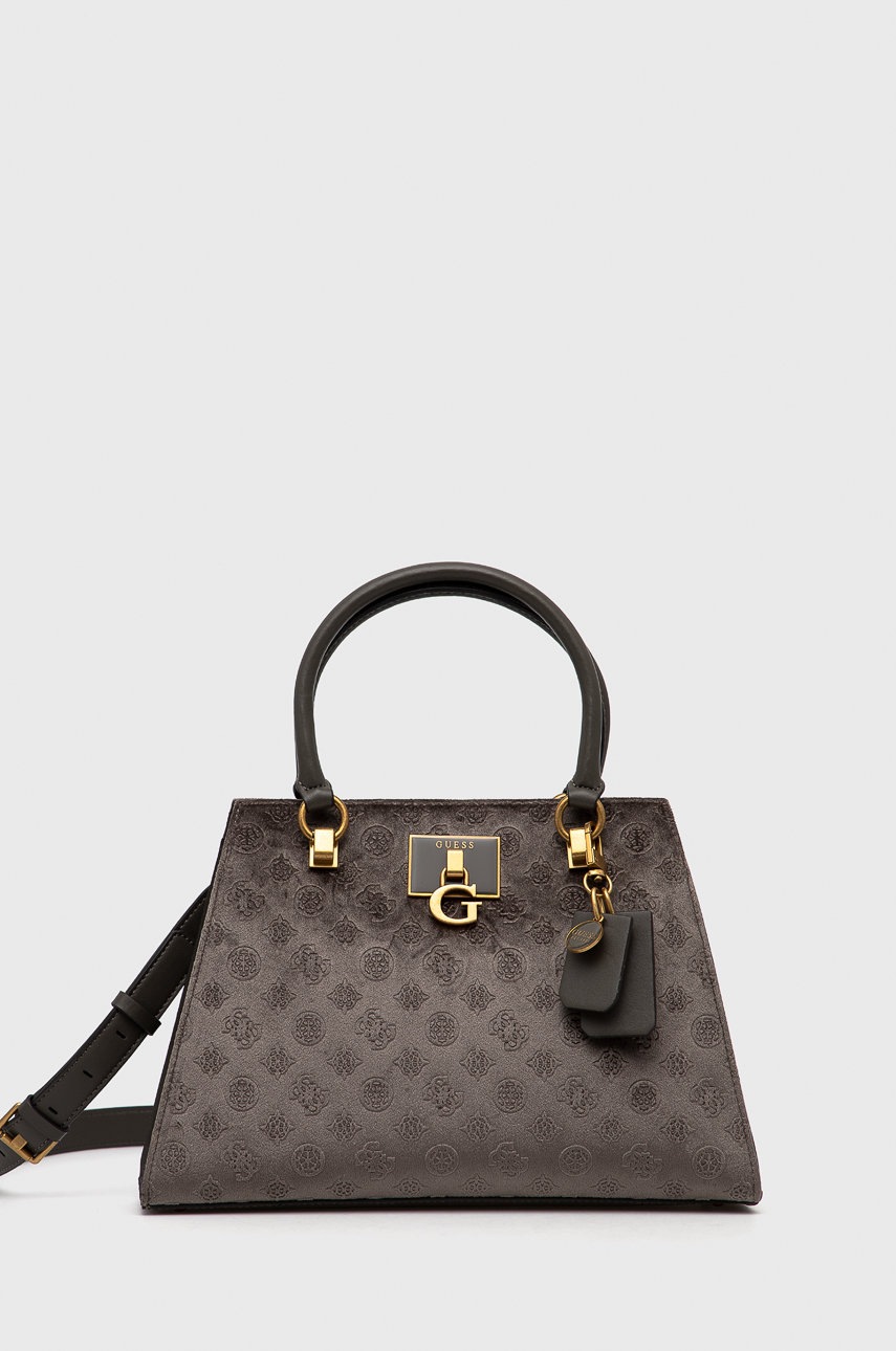 

Чанта Guess в сиво, Сив