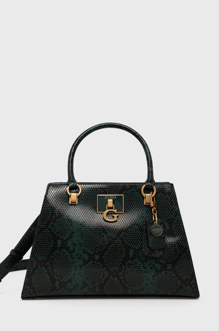

Чанта Guess в черно, Черен