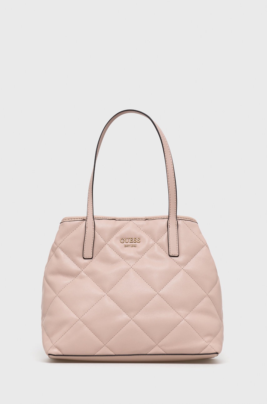 

Чанта Guess в бежово, Бежов