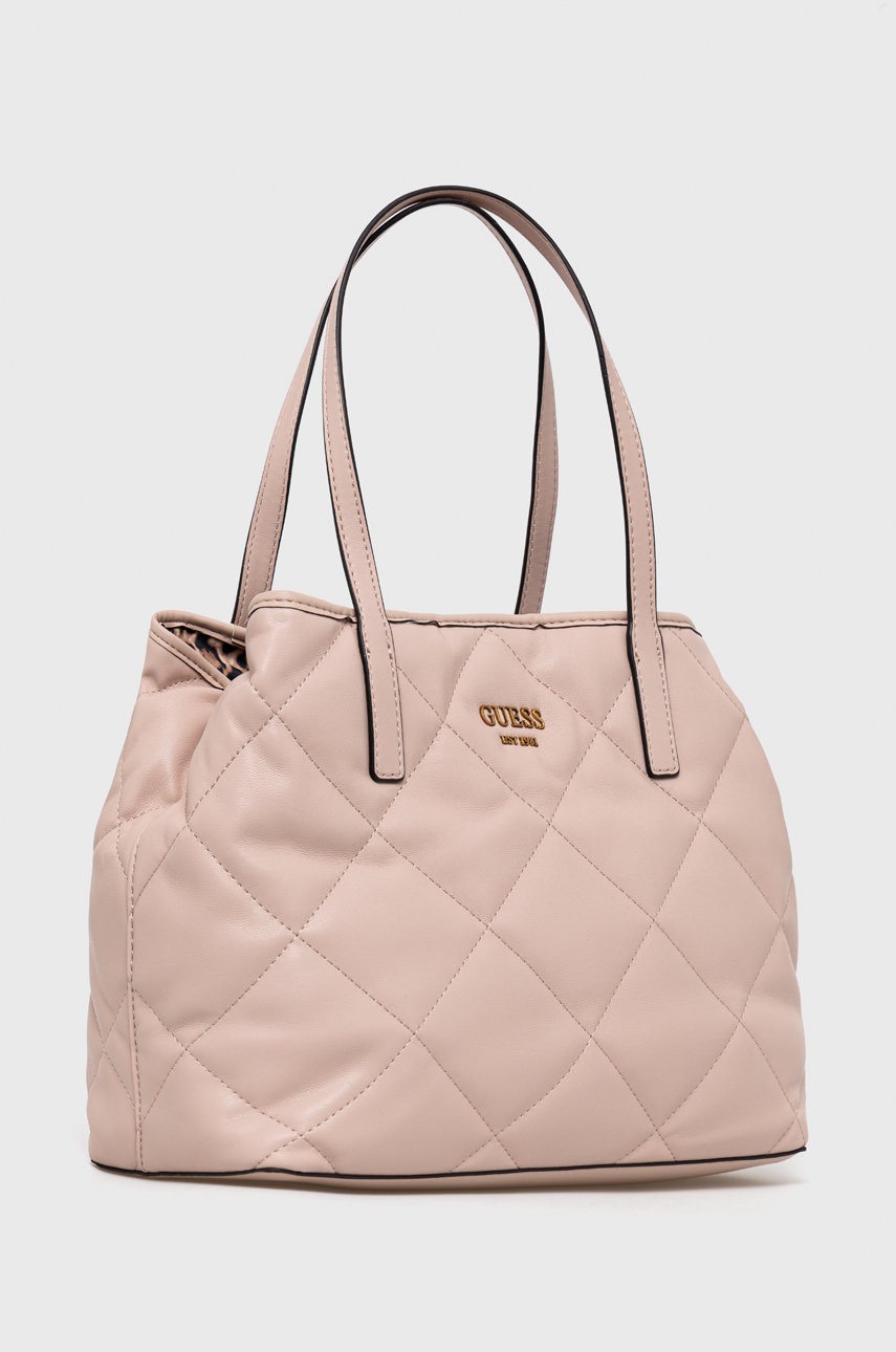 

Сумочка Guess колір бежевий