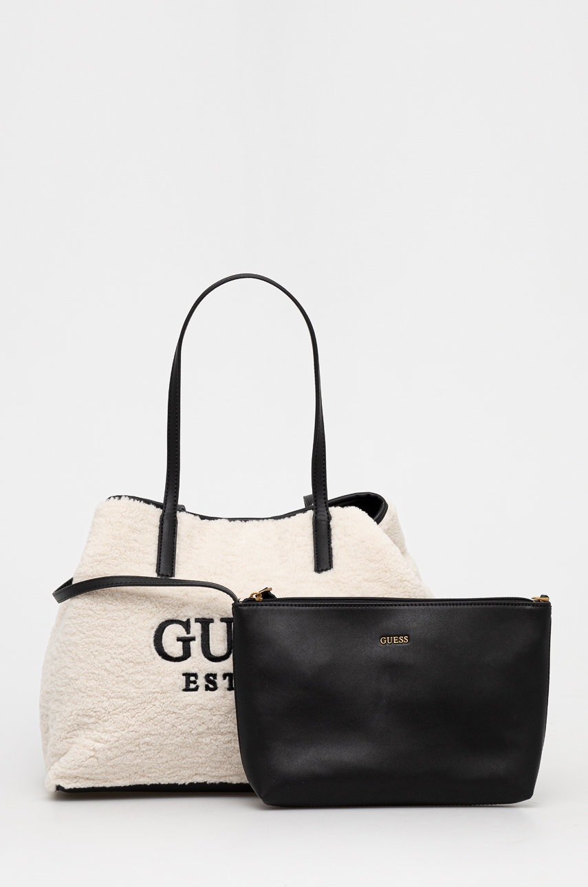 

Чанта Guess в черно, Черен